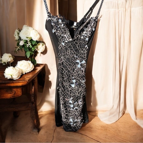 Claudio Milano Swarovski Crystal Midi Dress, size small - Picture 1 of 3